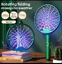 Foldable Electric Mosquito Racket Fly Swatter