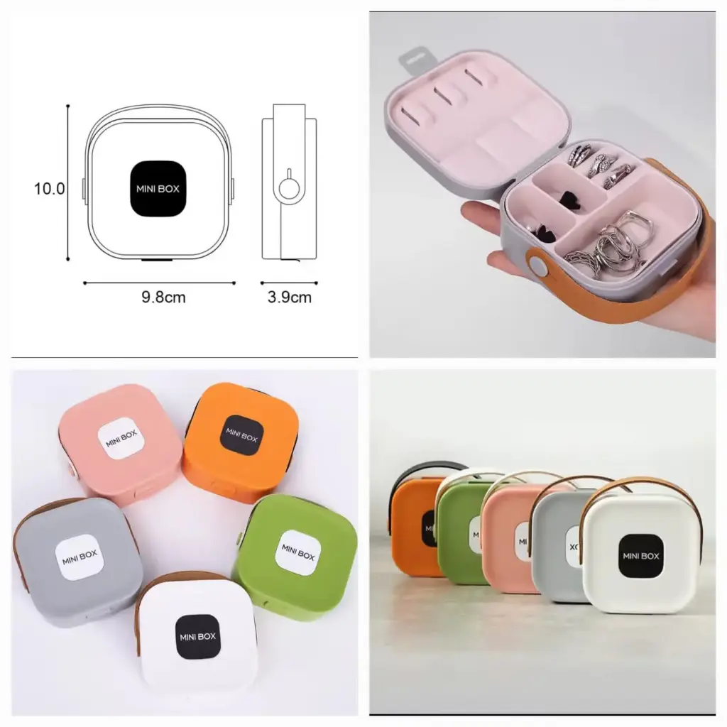 Simple Mini Jewelry Storage Box Travel Portable Storage