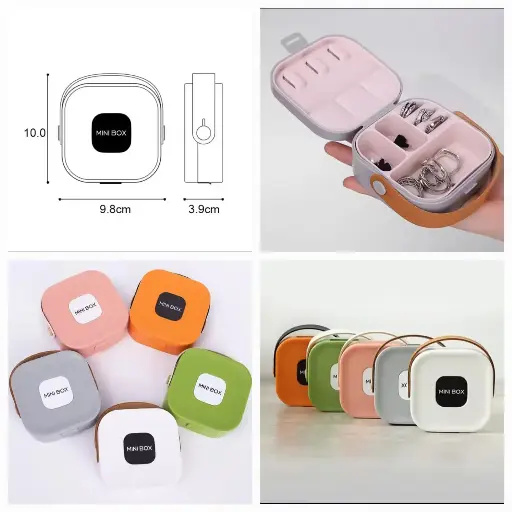 Simple Mini Jewelry Storage Box Travel Portable Storage