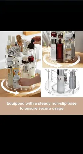360 Rotating Makeup Organizer Acrylic